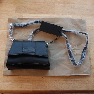 Kendall + Kylie Black Faux Leather Crossbody Bag | OS